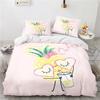 Cartoon 3d King Rabbit Printed Bedding Set Bed Linen Children Bedclothes Duvet Cover Sets Pillowcase Twin Full Queen King Size