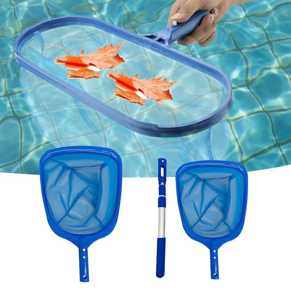 Cleaning Telescopic Rod Filter Aluminum Swimming Pool Sweeping Net Clean Tool Reusable