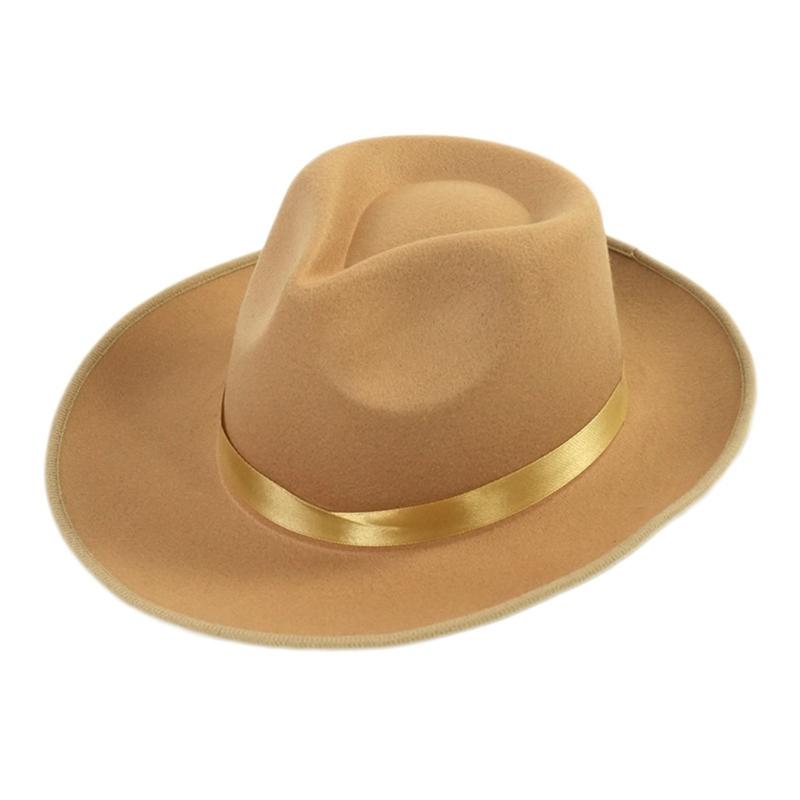 Костюмная шляпа Федора Шляпа Шляпа для музыкального фестиваля Взрослая Зимняя Осенняя Вечеринка Шляпа Унисекс Головной убор Сценическое шоу Котелок
