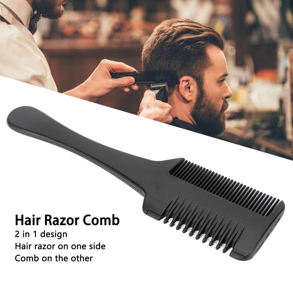 Hair Razor Comb Professional Portable Home Salon Hair Thinning Cutter Comb Trimming Styling Tool