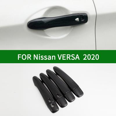 Для крышки ручки двери автомобиля NISSAN VERSA, крышка из углеродного волокна