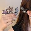 Rhinestone Star Hair Clip For Women Hairpin Full Crystal Barrettes Shiny Bang Side Clip Hairgrip Hair Accessories Sweet Headwear