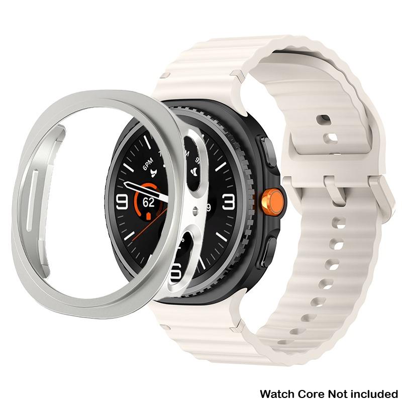 Силиконовый ремешок для Samsung Galaxy Watch 8 40 44 мм с чехлом Защитная пленка на экран Бампер для умного ремешка Наручные аксессуары