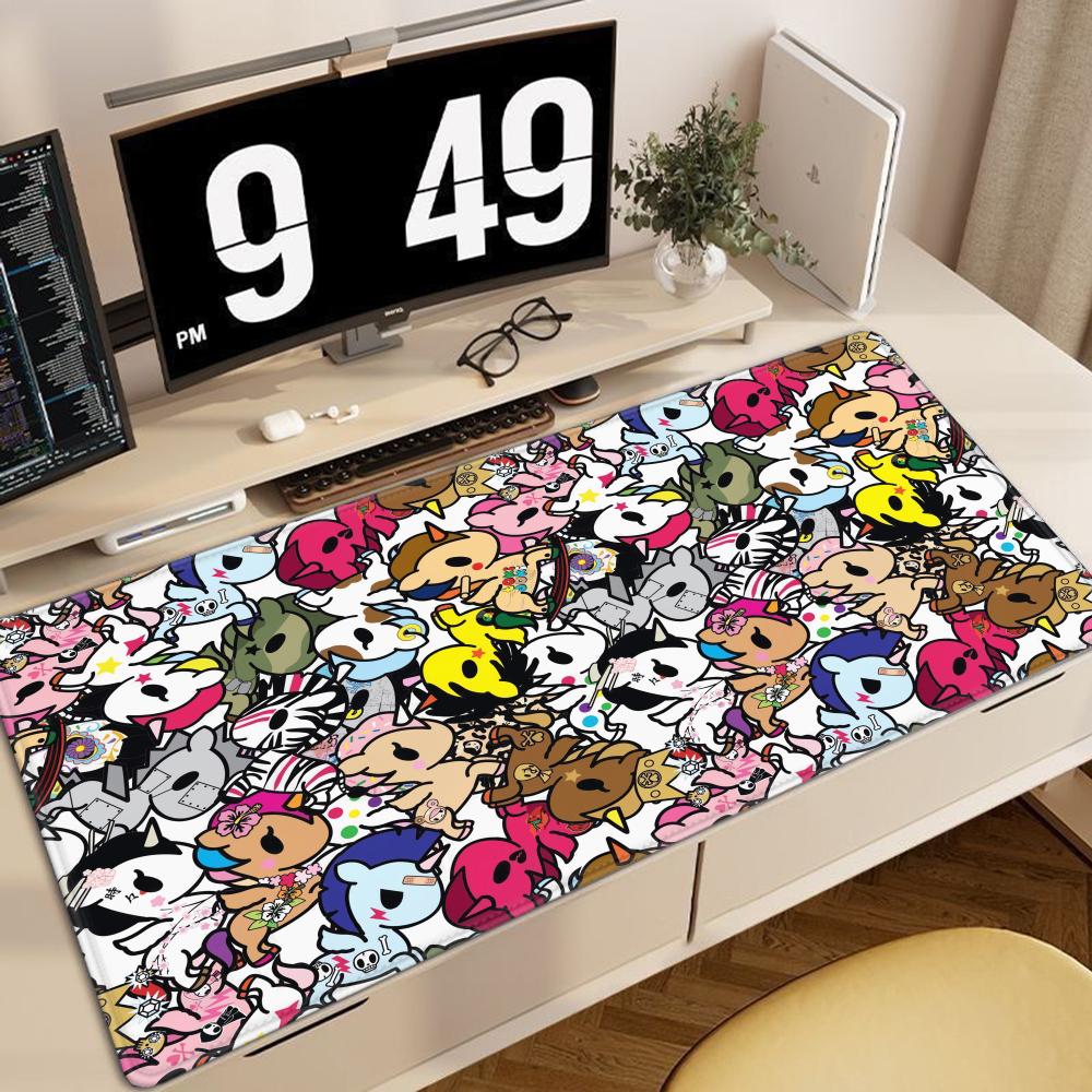 Япония Милый коврик для мыши Tokidoki Коврик для мальчика Натуральный каучук Игровой коврик для мыши Настольный коврик Размер для Игры World of tanks CS GO Zelda