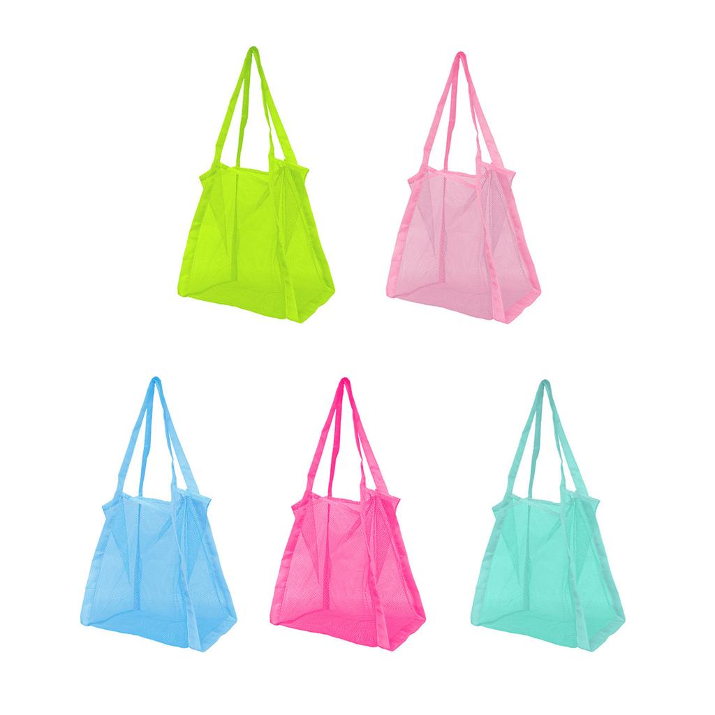 Сумка-органайзер для игрушек с песком. Дышащая сетчатая сумка для семейных вылазок. Идеально подходит для поездок на пляж, вечеринок у бассейна и пикников.