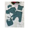 Bear Minimal Pine Green 5-piece Newborn Hospital Release Set