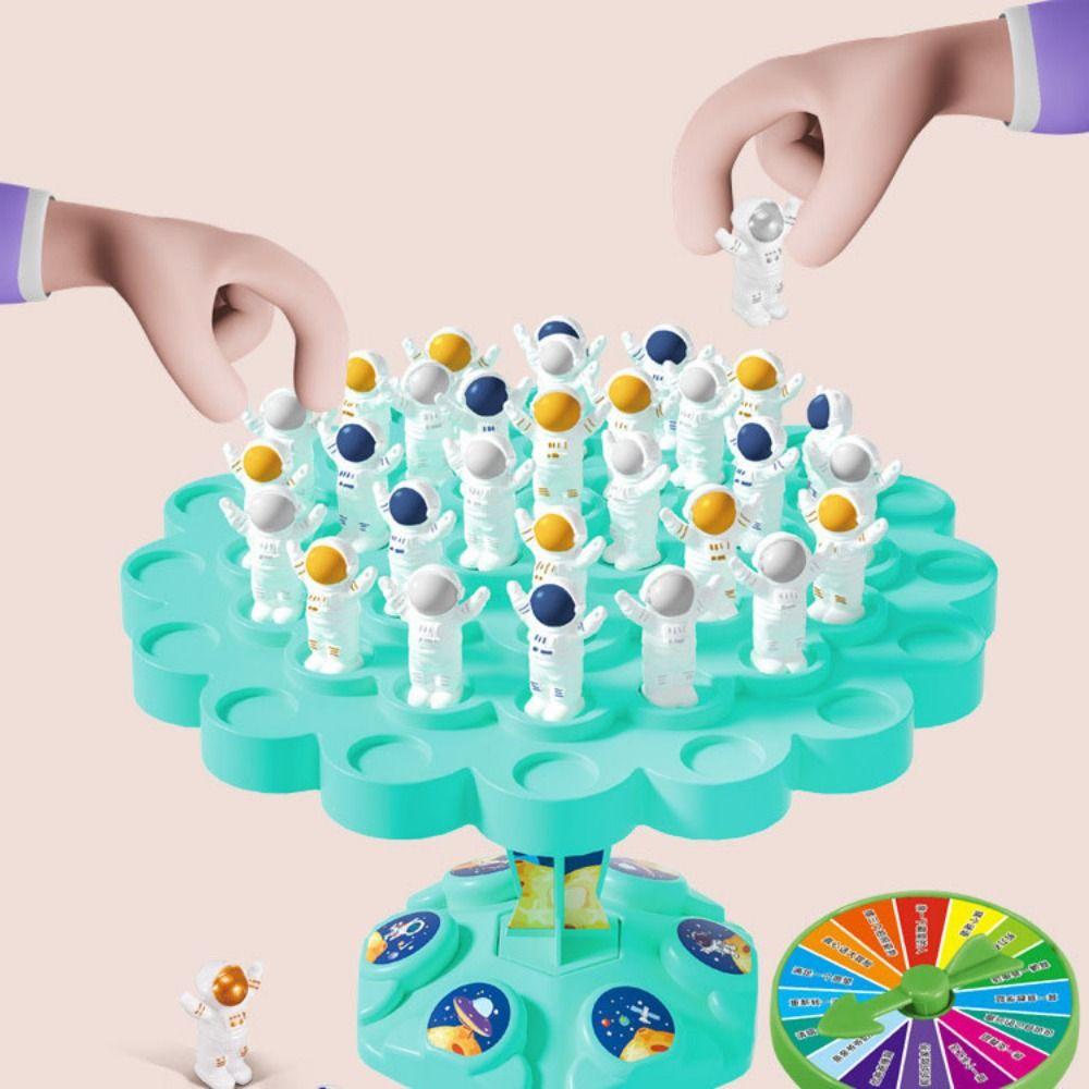 Astronaut Parent-child Interactive Tabletop Game Stackable Balance Tree Game Kindergarten