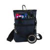 Mini Sacoche with Belt Mini Shoulder Smartphone Scissor Nurse Caregiving Work Waist Holds Two Includes Waist and Shoulder and Fits A6 Notebook Size