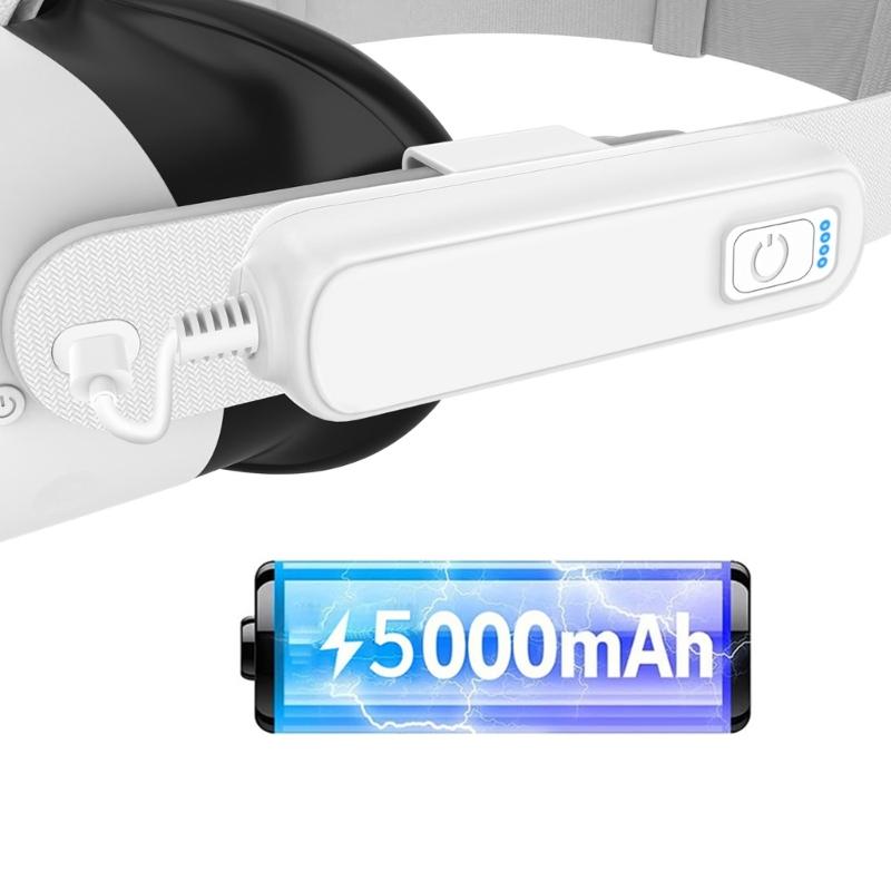 Зарядный адаптер большой емкости для VR-гарнитур MQ 3S/3 Дополнительные 2-4 часа игры Защита