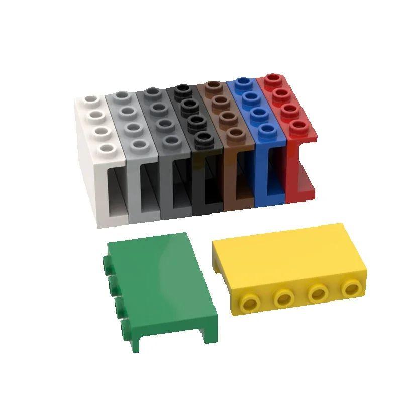 10 шт. MOC 14718 Панель 1x4x2 с боковыми опорами Полые штырьки Строительные блоки Кирпичики DIY Совместимые Сборка Дом Частицы Игрушки