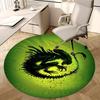 Инопланетный Ксеноморф, Кресло-гора Череп, Коврик для стула, Круглый ковер, Ковер для офиса, Машинная стирка, Нескользящий, Подходит для гостиных, спален