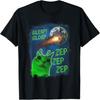 Смешной мем про инопланетного кота Glerp Glorp Zep Zep Футболка для женщин, мужчин, детей
