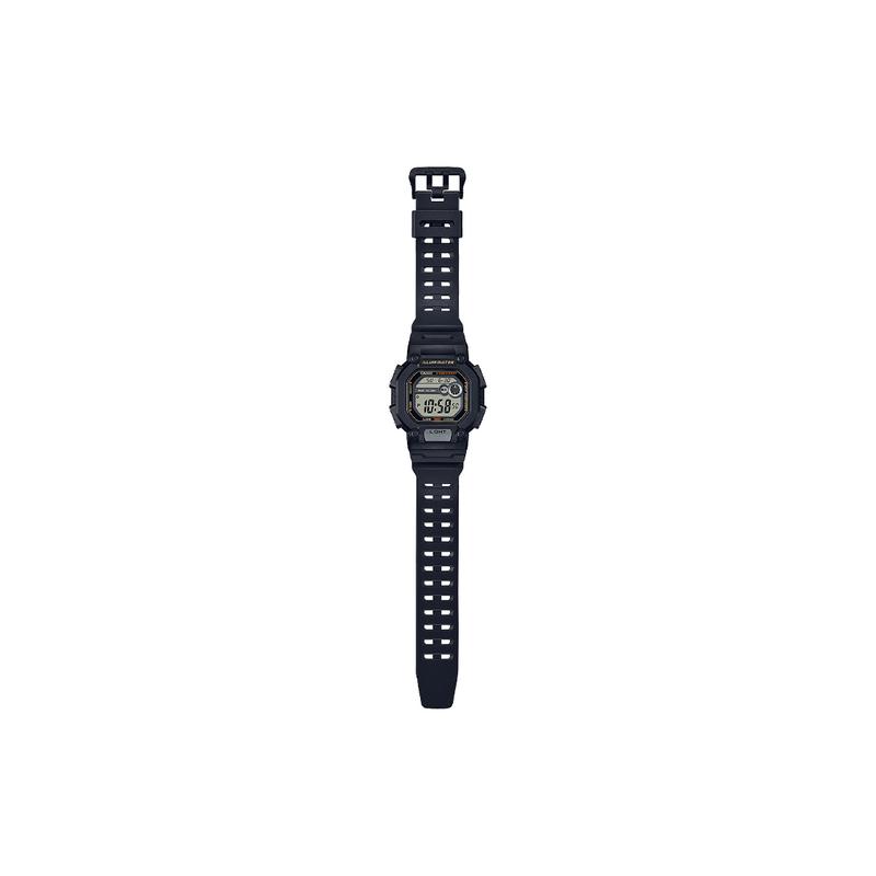 Casio Серия STANDARD Модные Ретро Классические Кварцевый Механизм Пластиковый Ремешок Японские и Корейские Часы Мужские Часы Серый Циферблат W-737HX-1AV
