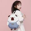 Capybara Playful Character School Backpack For Toddlers And Kids In Various Options Color