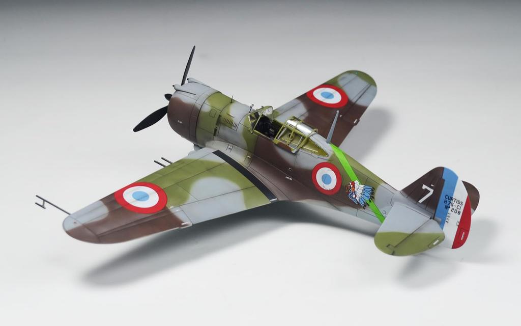 Wolfpack Design France Curtiss Hawk Premium Edition Пластиковая модель WOLWP14815 1/48 H75-C1