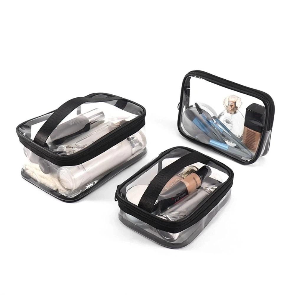 Toiletry Bag Female Travel Wash Pouch Makeup Case Transparent Cosmetic Bag Storage Bag Bath Storage