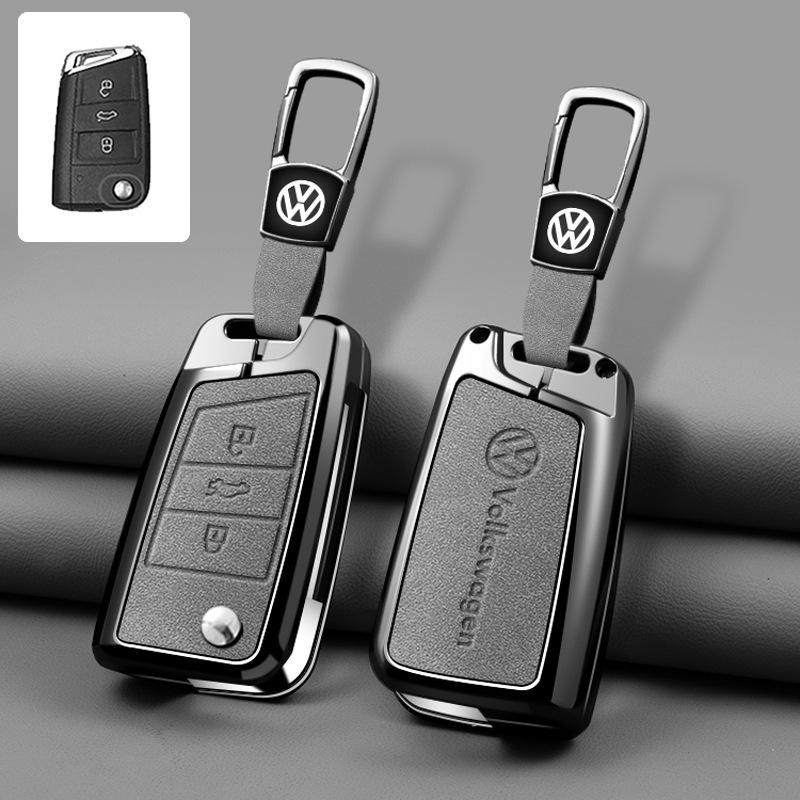 Car Key Fob Case Cover Protector Shell For Volkswagen VW Polo Golf 7 MK7 Tiguan Passat Jetta E-golf Auto Keychain Accessories zf9