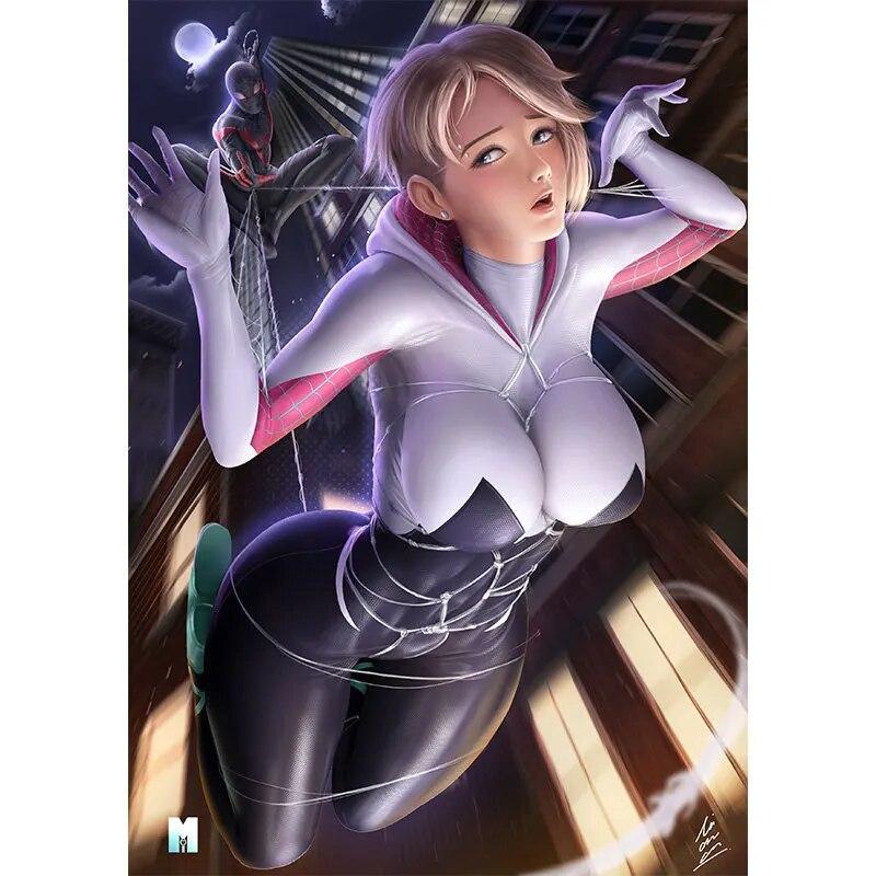 Распечатать игру Demon Slayer Mitsuri сексуальная аниме девушка художественные постеры настенная живопись на холсте для гостиной домашний декор картина