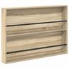 Magazine Shelf in Sonoma Oak 100 x 12 x 70 cm Particleboard