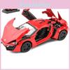 Быстрые и яростные Модель автомобиля Lykan Hypersport Сплав Литье под давлением Со светом и звуком Для детской игровой комнаты