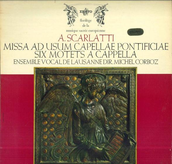 Виниловая пластинка МИШЕЛЬ КОРБО И ВОКАЛЬНЫЙ АНСАМБЛЬ LA Scarlatti Missa Ad Usum Capellae Po STE50287 ERATO 1966 Франция Классика Б/у