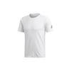 Adidas T Shirts Men's White Crew Neck Moderate Straight Fit CZ5470