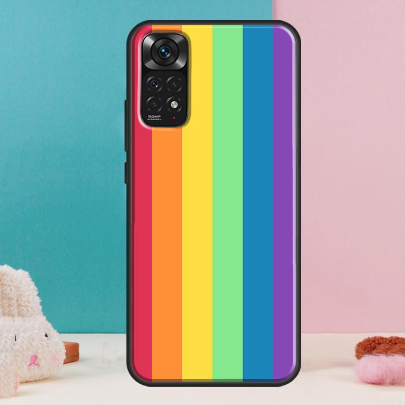 Чехол с радужным флагом ЛГБТ для Xiaomi Redmi Note 12 11 10 9 8 Pro 9S 10S 11S 12S Redmi 12C 9A 9C 10A 10C Coque