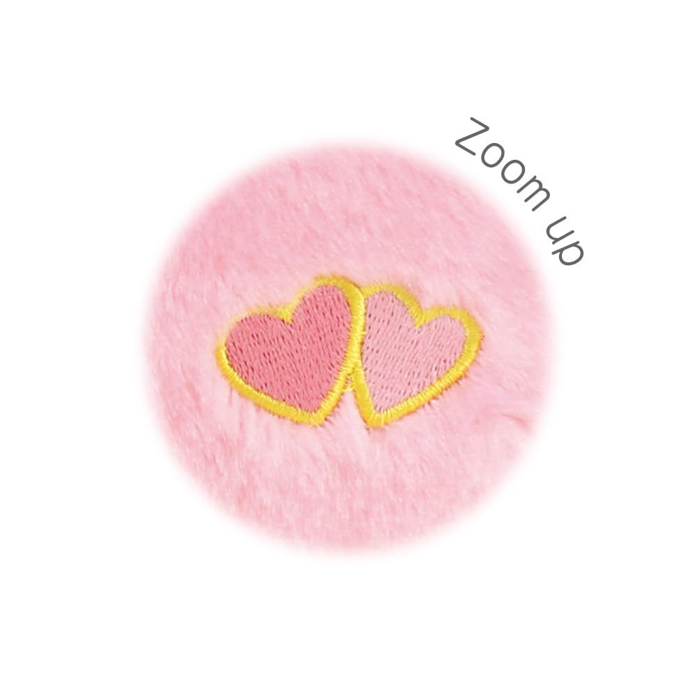 Tees Factory Care Bears Love A Lot Bear Plush Zipper Pouch with Carabiner, CB-5544234LA