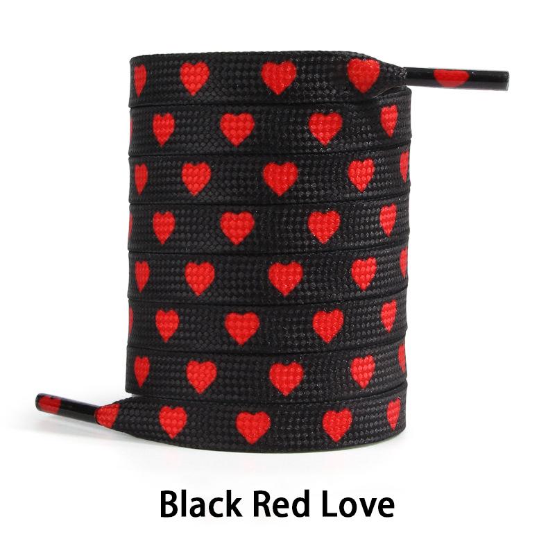 1 пара Плоские Шнурки в форме Сердца Персонализированные Ко Дню Святого Валентина Розовые Шнурки с Рисунком Сердца Шнурки для Спортивной Обуви на Высокой Платформе для Пар