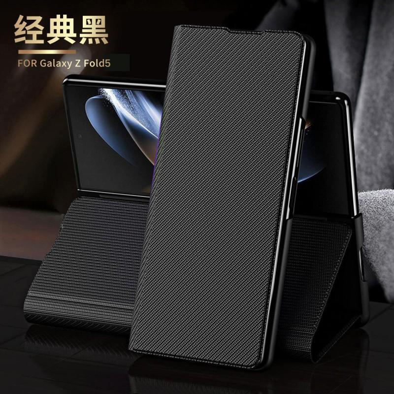 Full Protection Phone Case Galaxy Z Fold Series Kevlar Texture Shockproof Compatible With Fold8 Fold7