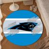 Panthers Helmet Round mat, Anti-slip Circle Carpet Chair rug For livingroom,Bedroom, doormat home decor Gift Christmas Gifts