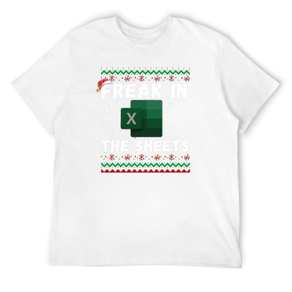 Freak in the Sheets - Excel Funny Ugly Christmas T-Shirt rapper graphic tees boys animal print sweat mens funny t shirts