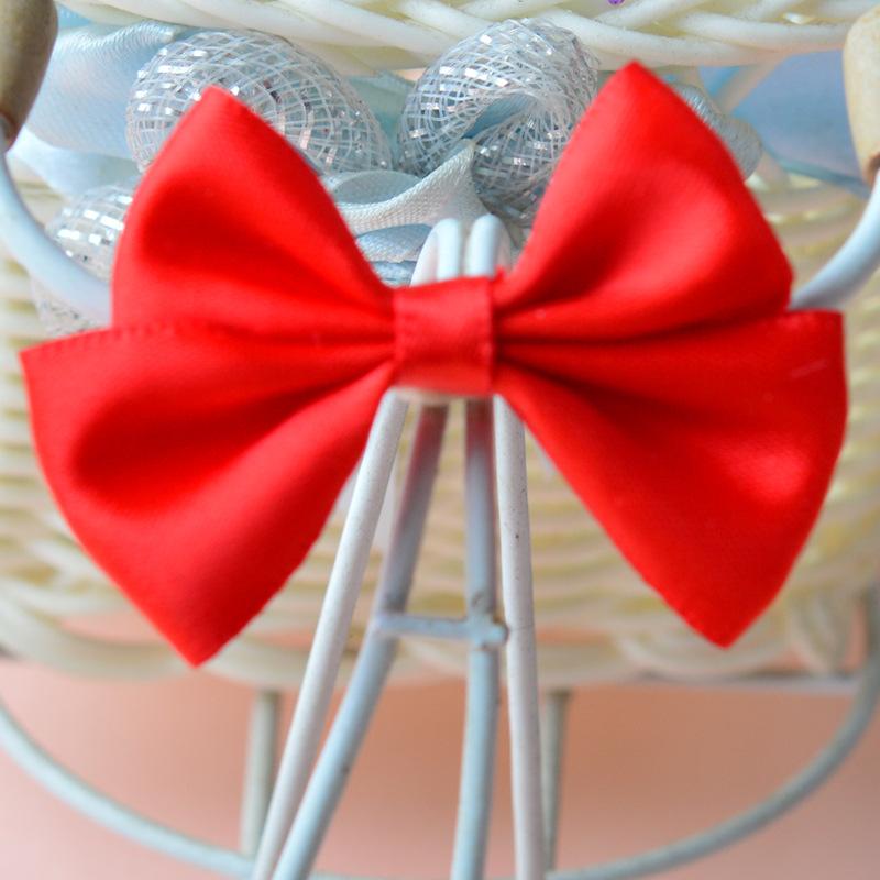 DIY Happy Candy Box Упаковка Коробка Аксессуары Лента из полиэстера Лента-бантик Ручной работы Аксессуары для банта Двойной галстук