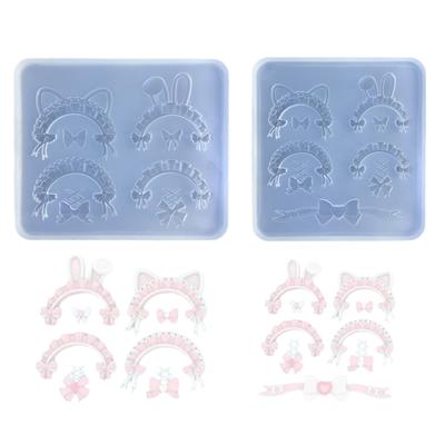 Уникальные аксессуары для горничной, силиконовые формы для изготовления модных декораций для вечеринок, тонкие силиконовые формы для проектов по рукоделию