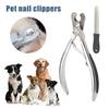 Wide Open Dog Nail Clipper Razor Sharp Dog Claw Cutter with Nail