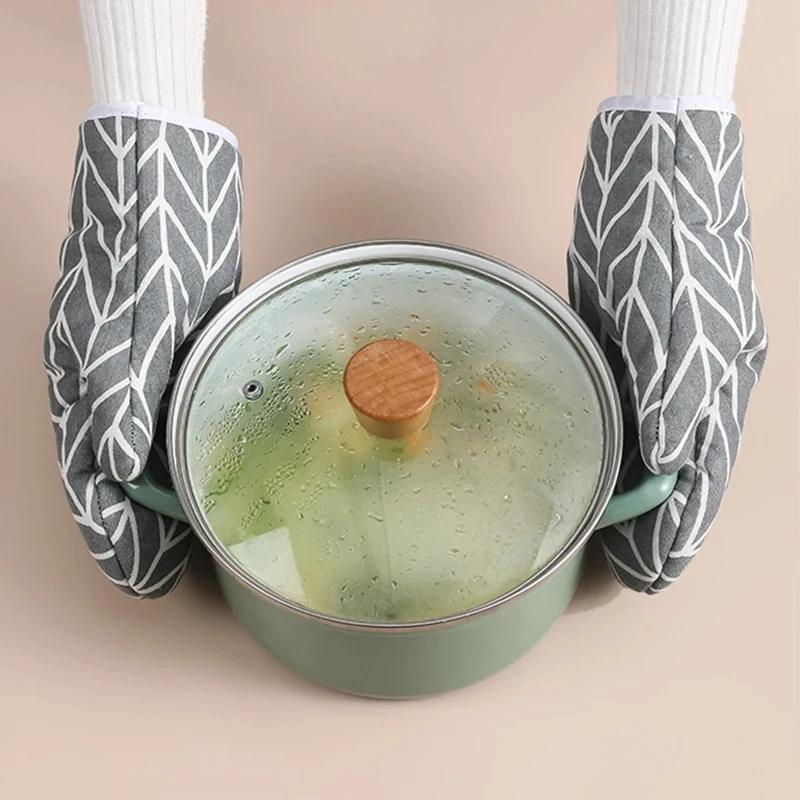 2 pairs of insulated gloves, heat-resistant kitchen and oven gloves, heat-resistant microwave gloves