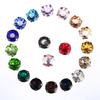 10mm 20pcs/lot Round Sew On Glass Crystal Rhinestones Silvery Claw Flat Back Claw Cup Crafts Beads Loose Multicolor DIY Parts Manual Sewing Parts