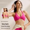 Ударопрочный спортивный бюстгальтер на бретельках с перекрестной спиной, подушечками для груди и боковым покрытием - Тонкий спортивный топ для йоги