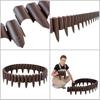 KADAX Garden Palisade Edging Fence Lawn Edging Plastic
