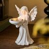 Романтический ангел керамический подсвечник украшение для уютной атмосферы