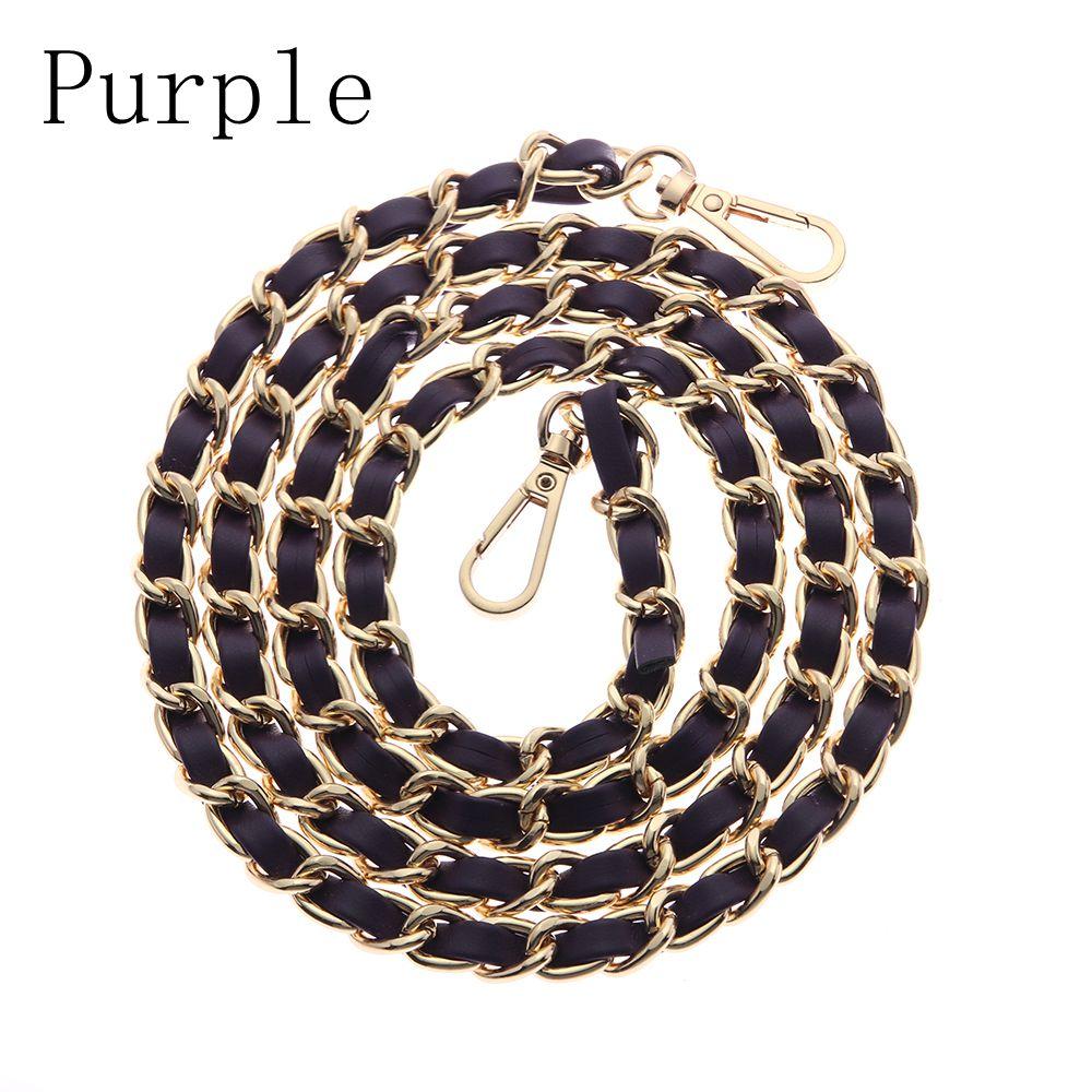 120cm Fashion Crossbody Women Shoulder Bag Strap Handbag Chain Replacement Metal Leather