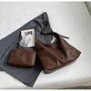Korean version niche retro soft leather lazy style underarm bag women's new trendy high-end large-capacity shoulder bag