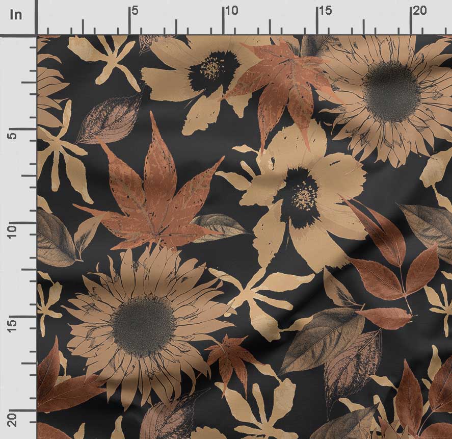 Soimoi Цветочный принт, хлопковый батист, ткань для квилтинга, продаваемая во дворе, хлопчатобумажная ткань средней плотности шириной 42 дюйма,