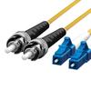 lc-fc to lc-st connectors, 10м