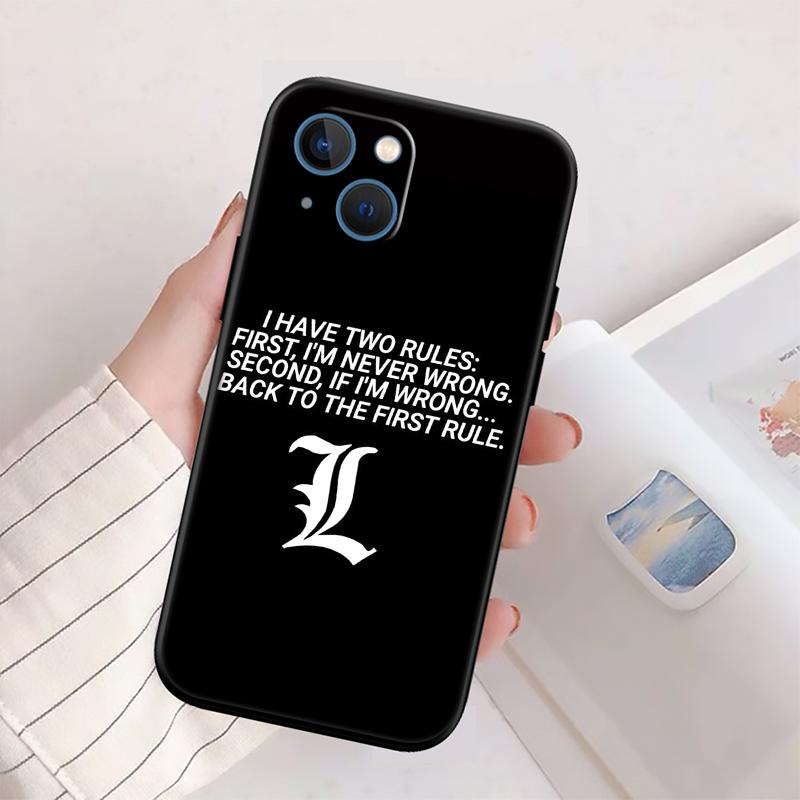 Чехол для телефона Death Note для Samsung Galaxy A11 A12 A13 A15 A52S A53 A55 A56 A70 A71 A72 A73 F06 F16 F56 S10 Plus S10e