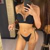 Sexy Mesh Sheer Halter High Leg Cut Bikini Female Swimsuit Women Swimwear Two-pieces Bikini Set Bather Bathing Suit Swim