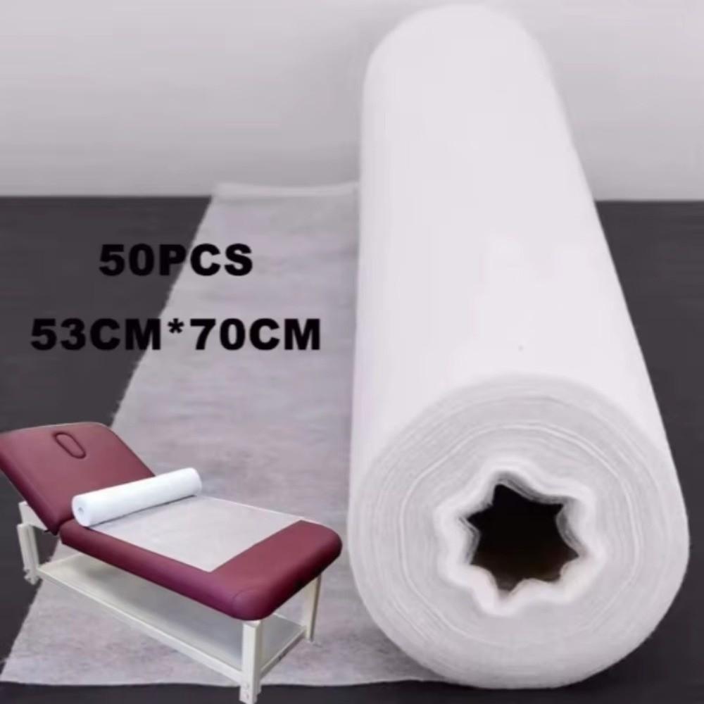 50pcs/roll Thin Massage Bed Sheets Non-Woven Protective Bed Sheets For Tattoo Parlor