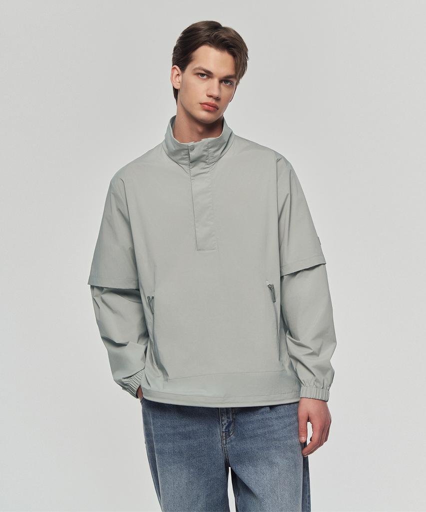 Duvetica Poligno Anorak (Charcoal Grey) (Men'S Windproof Jacket)