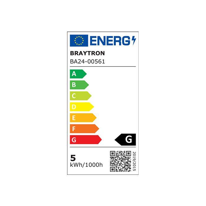 Ampoule LED GU5.3 - BRAYTRON - 5W - 4000K - Lot de 10 - Économie d'énergie 80%