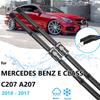 2x For Mercedes Benz E Class C207 A207 2010~2017 Front Winter Wiper Blades Rubber Cutter Window Cleaning Brushes Car